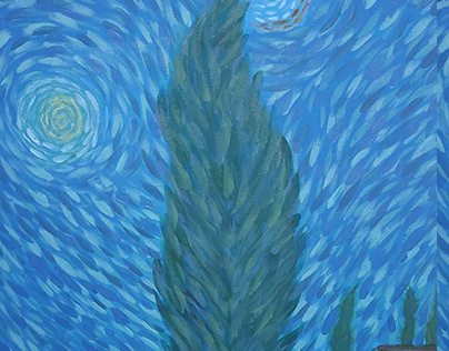 Painted by Me, inspired (Van Gogh style)