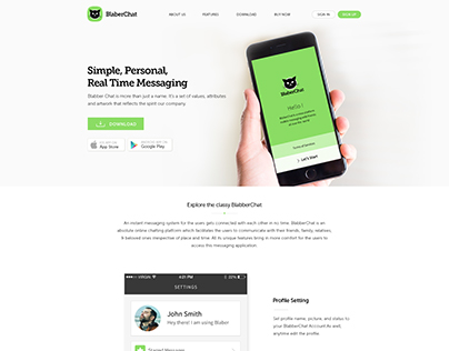 Chat Landing Page