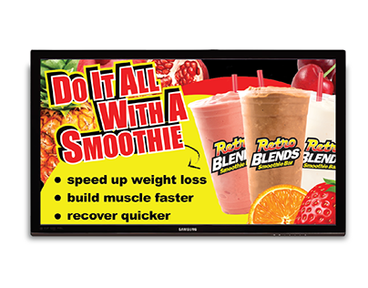 Do It All With A Smoothie Advertisement Smoothie Bar