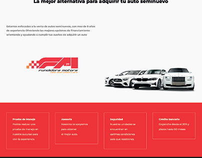 Diseño logotipo & Web @ | FundidoraMotors