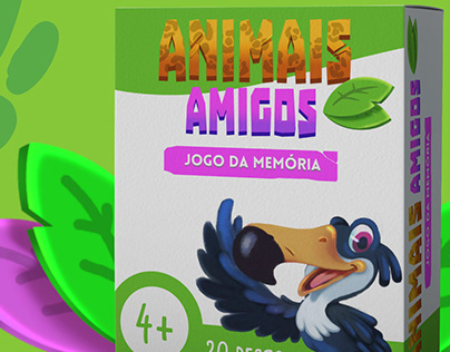Animais Amigos - Memory Game
