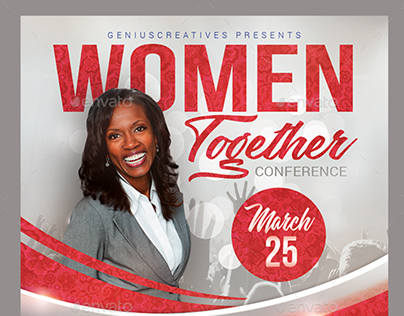 Church Event or Women's Conference Flyer Template