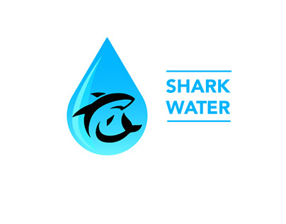 Shark Water logo design