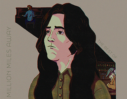 Rory Gallagher - LP cover illustration