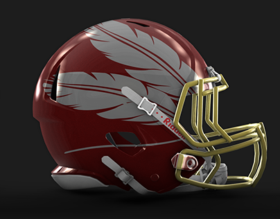 2012 Redesigned NFL Helmets (minimal design)