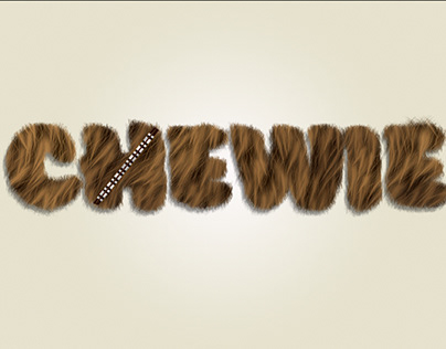 Chewbacca Text Design