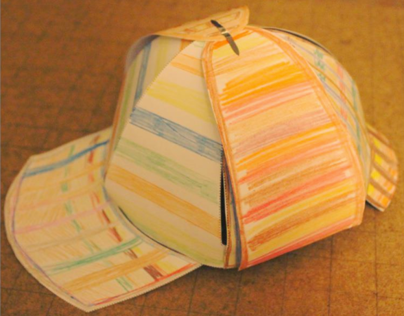 Sherlock Holmes Paper Deerstalker Hat Template