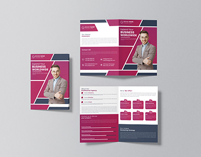 🔥 Corporate Bi Fold Brochure Design 🔥