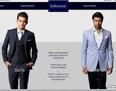 InStitchu - Custom Menswear Website