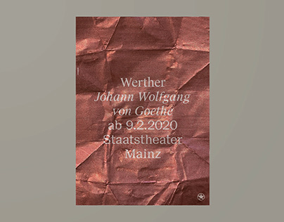 Staatstheater Mainz – Werther (Poster)