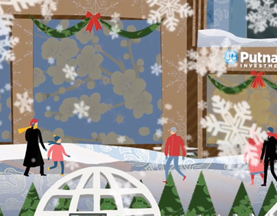 Social Media holiday card for Putnam Investments
