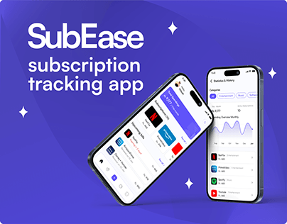 Project thumbnail - SubEase - Subscription Tracking App