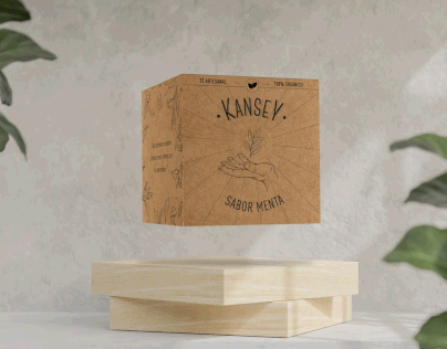 Kansey té orgánico packaging