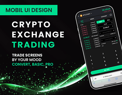 Mobil Web Res. Crypto Exchange Trading - UI Design