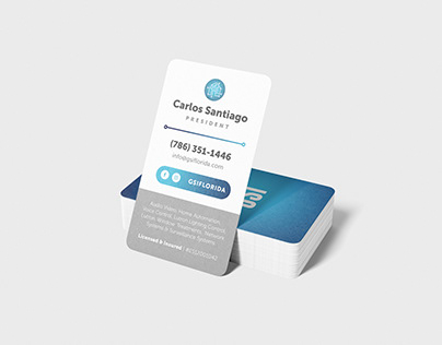 Business Card Design: GSI