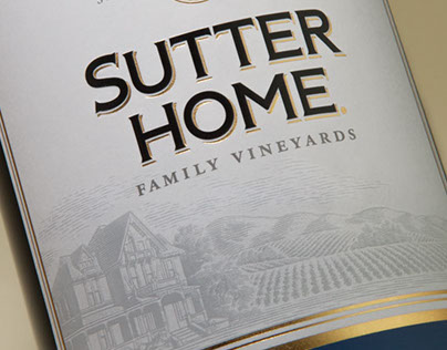 Sutter Home Wine Package Design