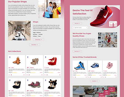 Ecommerce Shoes website