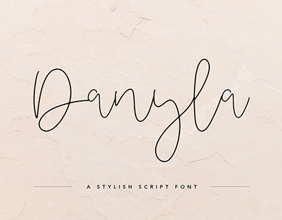 Danyla Stylish Signature Font