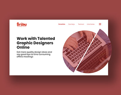 SRIBU Landing Page - UI Design