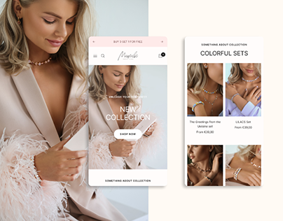 Project thumbnail - SHOPIFY STORE DESIGN | ELEGANT JEWELRY STORE