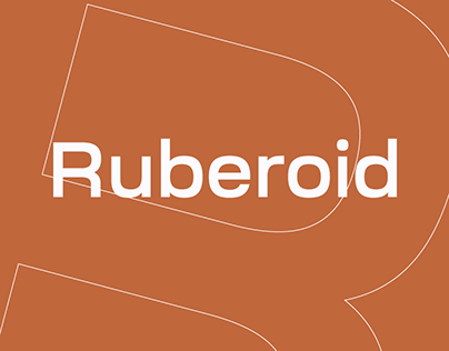 Ruberoid typeface