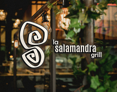 La Salamandra Grill | Restaurant Menu & Logo