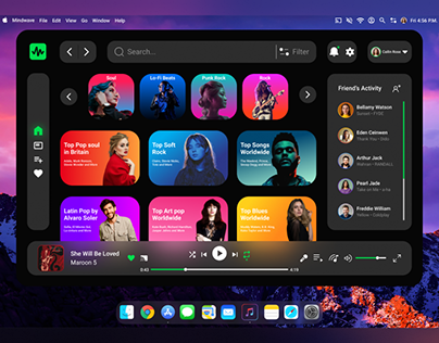Mindwave: Immersive Music App UI