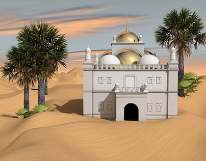 Palace - 3D model render