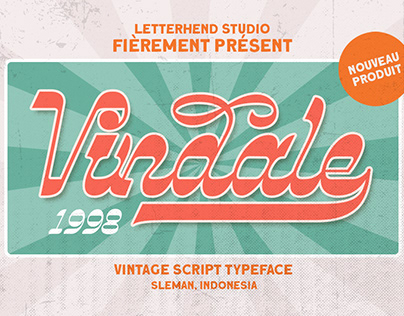 Vindale - Vintage Script Typeface