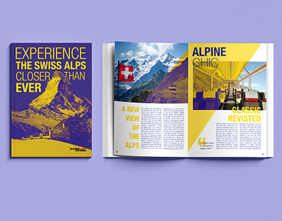 Project thumbnail - Glacier Express Brochure