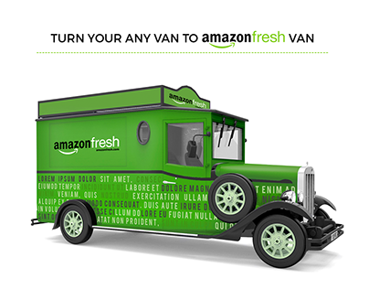 Van Wrap Editing + Designing | Amazon Fresh
