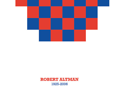 Afiches en honor al cineasta Robert Altman