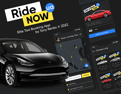 Ride Now UA | Elite Taxi Booking App | 2022