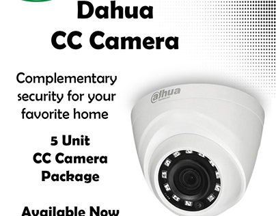 Dahua 5 unit CC Camera Package