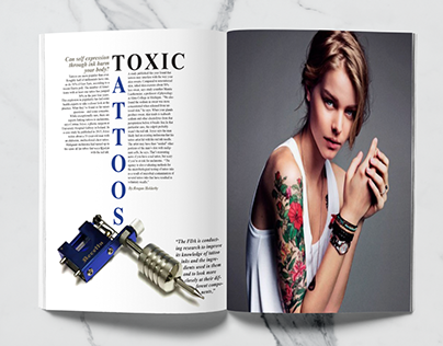Toxic Tattoos - Page Layouts