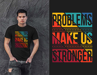 Motivational typography T-shirt design