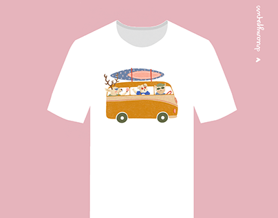 Surf Road trip T-shirt