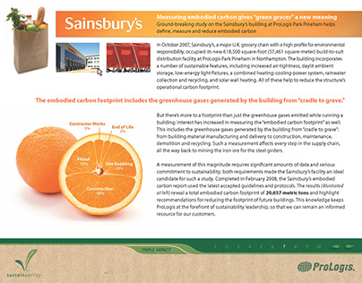 Project thumbnail - Prologis' Sustainability Report