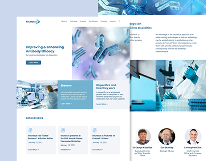 Pharmaceutical Lab Web Design