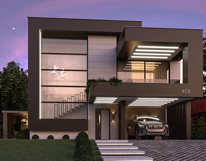 House architectural 3D visualizaion