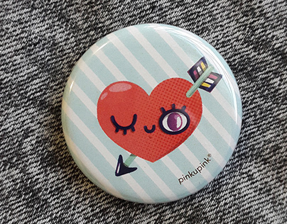 #2 Pin Button Illustration for my store! :D