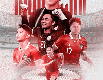 Indonesian National Team Poster - AFC Cup U-23 Qatar