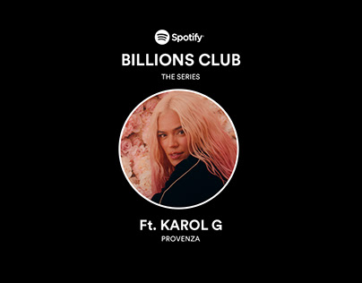 Spotify | Billions Club: KAROL G