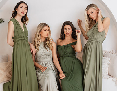 Green Bridesmaid Dresses USA