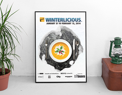 Advertising Design - Winterlicious, The City of Toronto