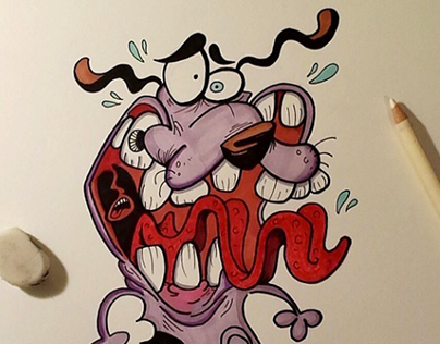 Courage the Cowardly Dog Illustration (Video)
