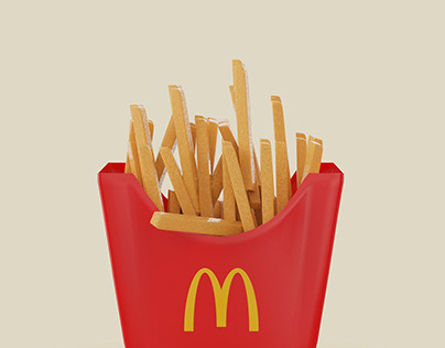 McDonald's frenchfries 3D Model