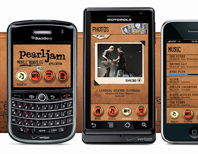 Pearl Jam Mobile Bootleg App
