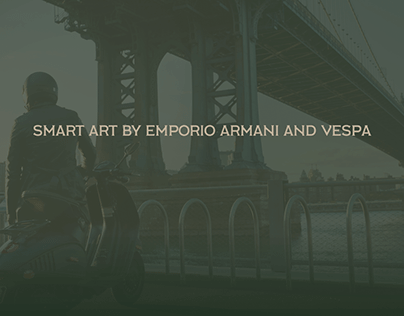 Presentation website design for Vespa & Emporio Armani