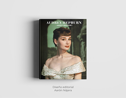 Diseño Editorial Libro Audrey Hepburn